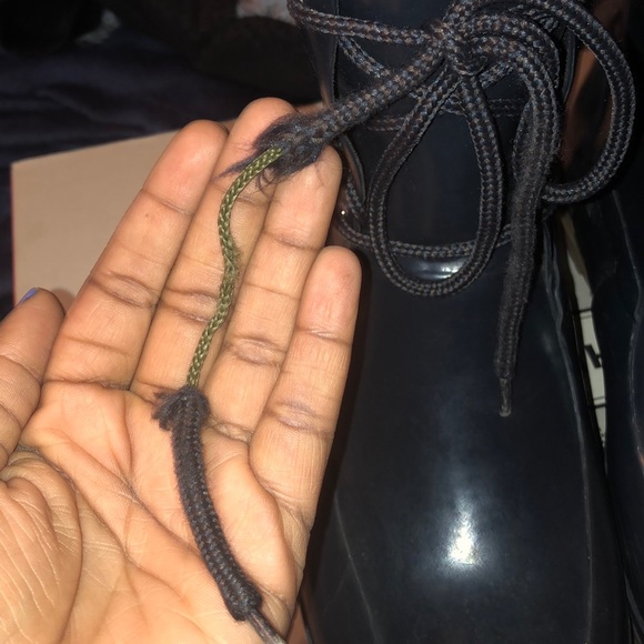 Short Hunter boots (navy blue) - Picture 2 of 5